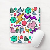 80s美的ヴィンテージレトロ マウスパッド (マウス)