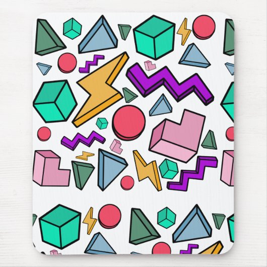 80s美的ヴィンテージレトロ マウスパッド (正面)