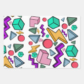 80s美的ヴィンテージレトロ ラッピングペーパーシート (正面2)