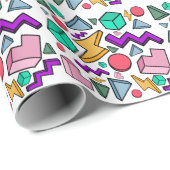 80s美的ヴィンテージレトロ ラッピングペーパー (ロールコーナー)