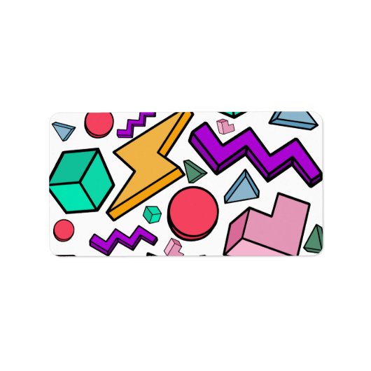 80s美的ヴィンテージレトロ ラベル (正面)