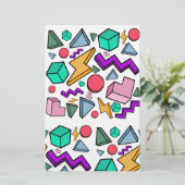 80s美的ヴィンテージレトロ 便箋 (スタンド正面)