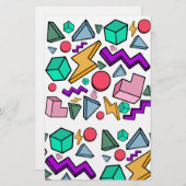 80s美的ヴィンテージレトロ 便箋 (正面/裏面)