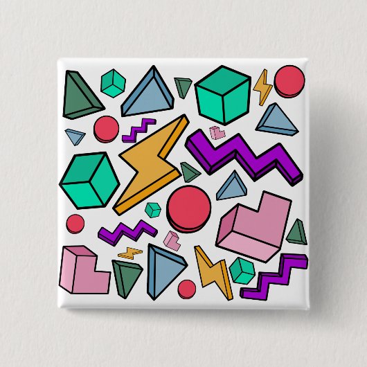 80s美的ヴィンテージレトロ 缶バッジ (正面)