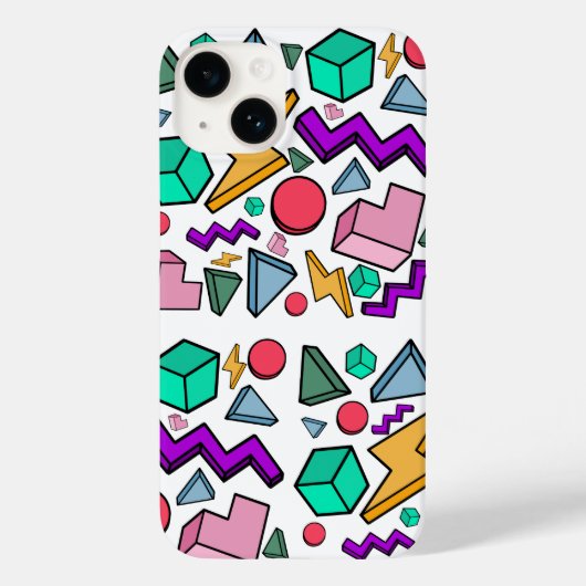 80s美的ヴィンテージレトロ Case-Mate iPhoneケース (裏面)