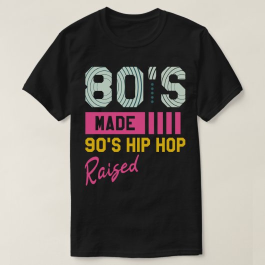 80s製90sヒップホップ上げレトロ tシャツ (デザイン正面)