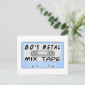 80s金属混合テープカセット ポストカード (スタンド正面)