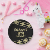 80s 90sチェーンアダルトヒップホップパーティー ペーパープレート (パーティー)