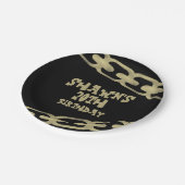 80s 90sチェーンアダルトヒップホップパーティー ペーパープレート (アングル)