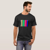 80s 90sレインボーのVHSスクリーンレトロヴィンテージ Tシャツ (正面フル)