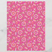 80's/90'sレトロブルーピンクネオンパターン (正面)