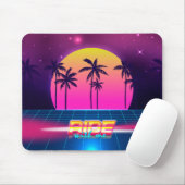 80's 90'sレトロ未来的スタイルマウスパッド マウスパッド (マウス)