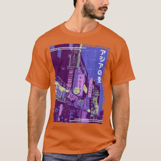 80s 90s合成波気化波 tシャツ