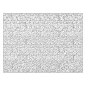 80's 90's白黒レトロ図形パターン テーブルクロス (正面(横))