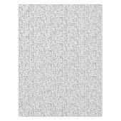 80's 90's白黒レトロ図形パターン テーブルクロス (正面)