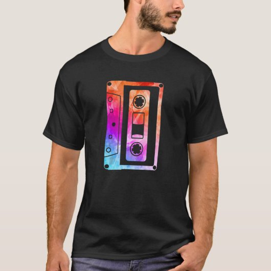 80s 90s Mixtape Cassette Tape Music Retro Party 1 Tシャツ (正面)