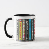 80's Alt music cassette tape mug マグカップ (左)