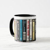 80's Alt music cassette tape mug マグカップ (正面左)
