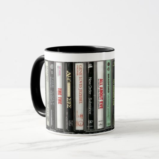 80's Alt Rock Cassette Mug マグカップ (正面左)