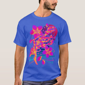 80s Art Sakura Flower Japan Retro Vaporwave Cherry Tシャツ