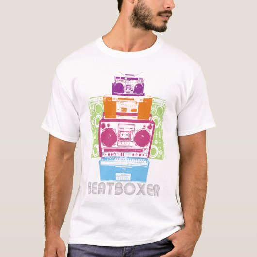80s BeatBoxerのロボット Tシャツ (正面)