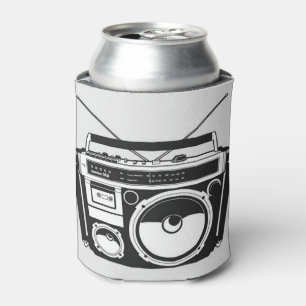 80s Boomboxグレー 缶クーラー