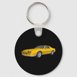 80s Camaro Sports Car:3Dモデル:キーホルダー キーホルダー