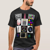 80s Collage DiscoballMixtape CalculatorFlower Tシャツ (正面)
