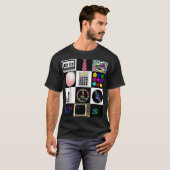 80s Collage DiscoballMixtape CalculatorFlower Tシャツ (正面フル)