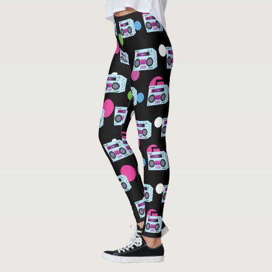 80s Costume Halloween Leggings レギンス (左)