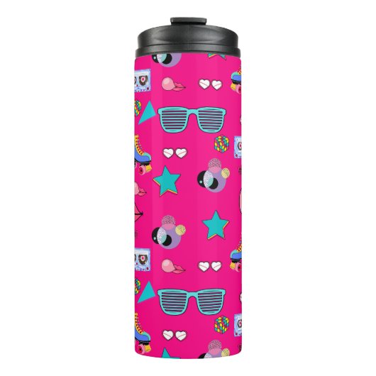 80s Costume Vibrant pink Retro culture pop タンブラー (正面)