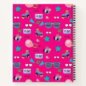 80s Costume Vibrant pink Retro culture pop ノートブック (裏面)