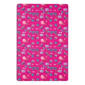 80s Costume Vibrant pink Retro culture pop ミニクリップボード (裏面)