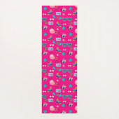 80s Costume Vibrant pink Retro culture pop ヨガマット (裏面)