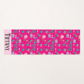 80s Costume Vibrant pink Retro culture pop ヨガマット (正面(横))