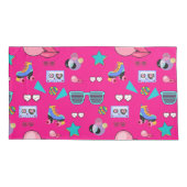 80s Costume Vibrant pink Retro culture pop 枕カバー (裏面-左)