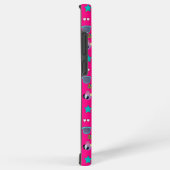 80s Costume Vibrant pink Retro culture pop Samsung Galaxyケース (右側面)