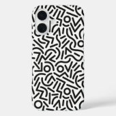 80s Graffiti Memphis Style Abstract Pattern Case Case-Mate iPhoneケース (裏面)