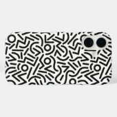 80s Graffiti Memphis Style Abstract Pattern Case Case-Mate iPhoneケース (裏面 (横))