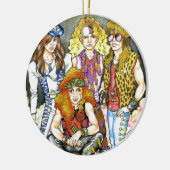 80s Hairband - 80sレトロ セラミックオーナメント (左)