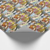 80s Hairband - 80sレトロ ラッピングペーパー (角)