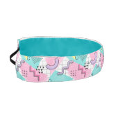 80's Memphis Active Pink Turquoise アスレチックヘッドバンド (左)