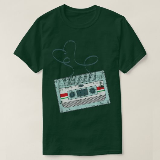 80s Mixtape Music Lover 1980s Generation Retro Cas Tシャツ (デザイン正面)