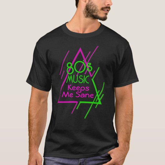 80's Music 保 Me Sane Tシャツ (正面)