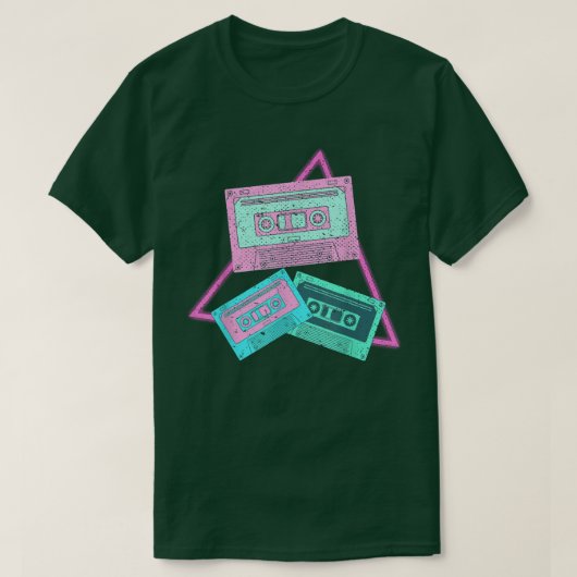 80s Music Lover Synthwave Vaporwave Retro Music Ca Tシャツ (デザイン正面)