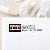 80s Music Mixテープカセット ラベル (インサイチュ)