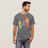 80s Music Retro Lyrics Pie Chart You May Ask Yours Tシャツ (正面フル)