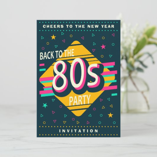 80s New Year's Eve Party 招待状 (スタンド正面)