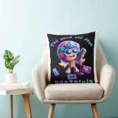 80s Nostalgia Groove 20x20 Throw Pillow. クッション (椅子)