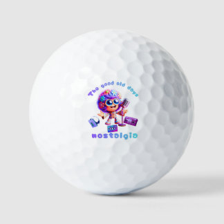 80s Nostalgia Groove Golf Balls – Retro Old Days  ゴルフボール